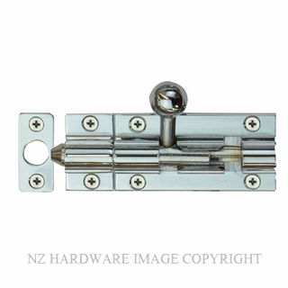 WINDSOR 5207 CP 50MM BARREL BOLT - STRAIGHT CHROME PLATE