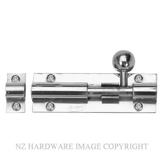 WINDSOR 5208 CP 75MM BARREL BOLT - STRAIGHT CHROME PLATE