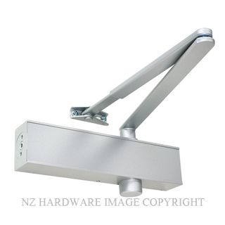 WINDSOR 525-3-0 SC DOOR CLOSER 2-5 FLAT BAR ARM SATIN CHROME