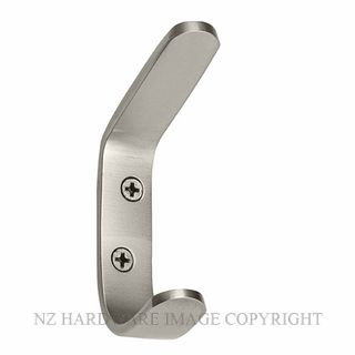 WINDSOR 5250 BN ALUMINIUM HAT & COAT HOOK BRUSHED NICKEL