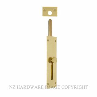 WINDSOR 5226 PB REVERSE BARREL BOLT 100MM POLISHED BRASS