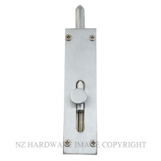 WINDSOR 5226 SC REVERSE BARREL BOLT 100MM SATIN CHROME