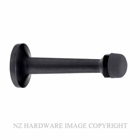 WINDSOR 5229 BLK 75MM DOORSTOP CONCEALED SKIRTING FIX BLACK