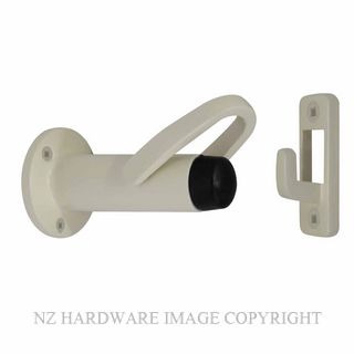 WINDSOR 5258 DOORSTOP/HOLDER OFF WHITE POWDERCOAT