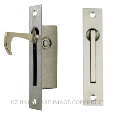 WINDSOR 5259 SS SLIDING DOOR EDGE PULL 100 X 20MM STAINLESS STEEL