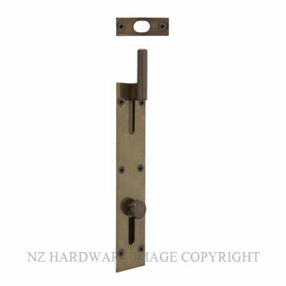 WINDSOR 5273 AB NECKED OUTWARD REVERSE BOLT 150MM ANTIQUE BRONZE