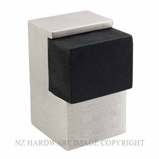 WINDSOR 5278 BN 60MM SQUARE DOORSTOP FLOOR MOUNT BRUSHED NICKEL