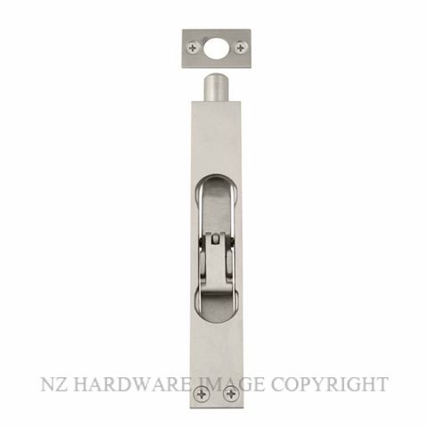 WINDSOR 5308 BN HEAVY DUTY FLUSHBOLT 150X25MM BRUSHED NICKEL