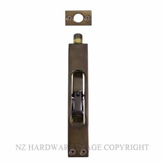 WINDSOR 5308 AB HEAVY DUTY FLUSHBOLT 150X25MM ANTIQUE BRONZE