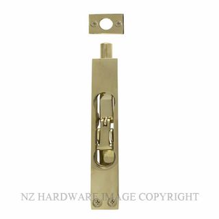 WINDSOR 5308 PB HEAVY DUTY FLUSHBOLT 150X25MM POLISHED BRASS