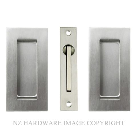 WINDSOR 5261 SS SQUARE SLIDING DOOR FLUSHPULL KIT STAINLESS STEEL