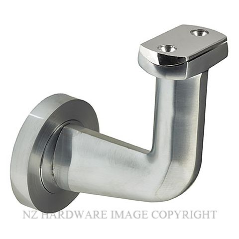 WINDSOR 5352 SC VULCAN STYLE STAIR RAIL BRACKET ROUND SATIN CHROME