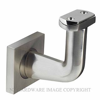 WINDSOR 5353 BN VULCAN STYLE STAIR RAIL BRACKET SQ BRUSHED NICKEL