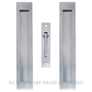 WINDSOR 5321 SS SQ SLIDING DOOR F/PULL KIT 250X37MM STAINLESS STEEL