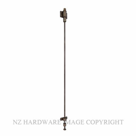 WINDSOR 5362 NB SOLID BRASS SPRING CATCH 450MM NATURAL BRONZE