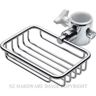 HEIRLOOM GASBB SHOWER SLIDING SOAP DISH CHROME PLATE