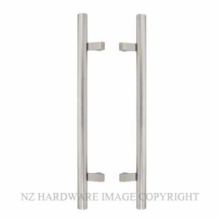 WINDSOR 7028 SS PULL HANDLE 600MM OFFSET PAIR STAINLESS STEEL