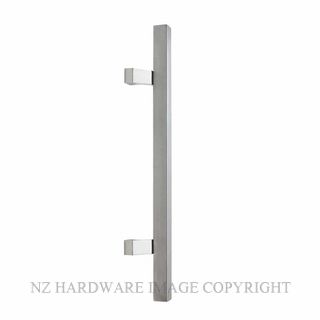 WINDSOR 7064 RF SS 450MM PULL 25MM SQUARE SINGLE STAINLESS STEEL