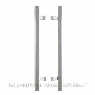 WINDSOR 7065 SS PULL HANDLE 25MM SQUARE PAIR STAINLESS STEEL