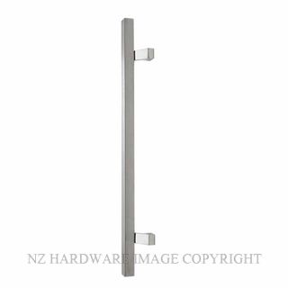 WINDSOR 7065 FF SS 600MM PULL 25MM SQUARE SINGLE STAINLESS STEEL