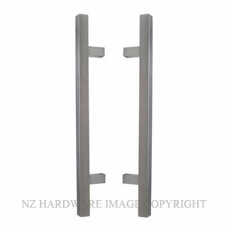 WINDSOR 7055 SS 600MM SQUARE PULL HANDLE STAINLESS STEEL