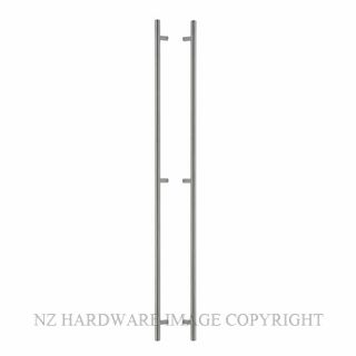 WINDSOR 7094 SS 1800MM PULL HANDLE 32MM DIA. STAINLESS STEEL 304