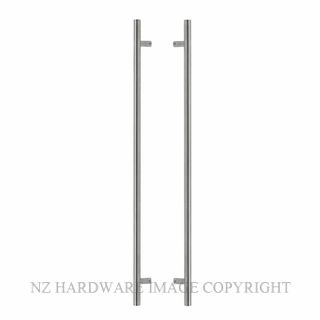 WINDSOR 7093 SS 1200MM PULL HANDLE PAIR STAINLESS STEEL 304