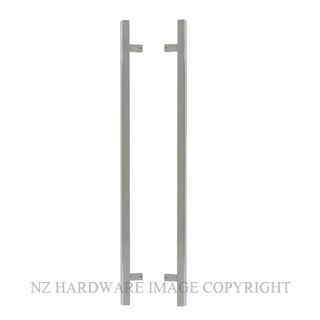 WINDSOR 7095 SS 900MM PULL HANDLE 25MM SQ. STAINLESS STEEL 304
