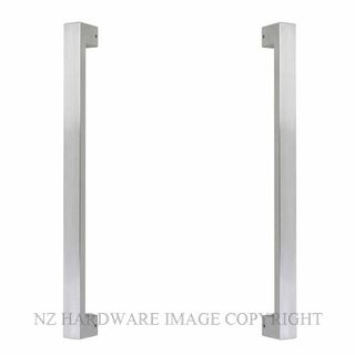 WINDSOR 7100 SS 600MM POLO PULL HANDLE PAIR STAINLESS STEEL 304