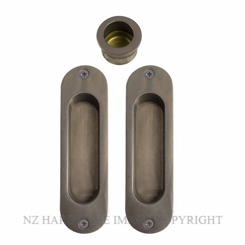 WINDSOR 8079 NB SLIDING DOOR FLUSH KIT NATURAL BRONZE