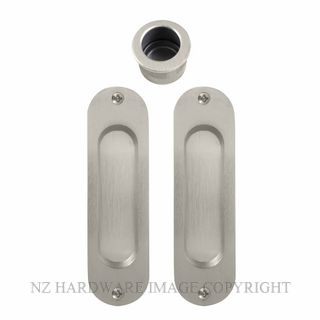 WINDSOR 8079 BN SLIDING DOOR FLUSH KIT BRUSHED NICKEL