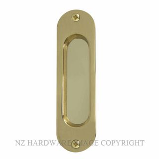 WINDSOR 8141 PB SINGLE FLUSHPULL 120X34MM POLISHED BRASS