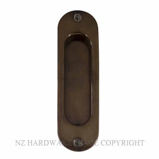 WINDSOR 8141 AB SINGLE FLUSHPULL 120X34MM ANTIQUE BRONZE