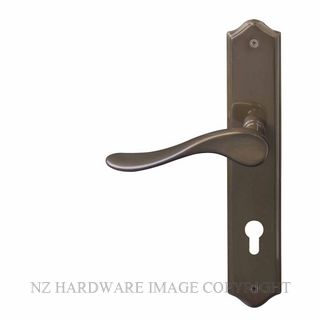 WINDSOR 8169 E85 AB HAVEN TRADITIONAL LONGPLATE E85 EURO ANTIQUE BRONZE