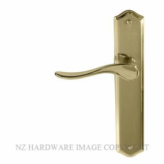 WINDSOR 8169 PB HAVEN TRADITIONAL LONGPLATE LATCH POLISHED BRASS