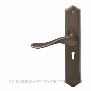 WINDSOR 8169L AB HAVEN TRADITIONAL LONGPLATE STD KEYHOLE ANTIQUE BRONZE