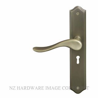 WINDSOR 8169L RB HAVEN TRADITIONAL LONGPLATE STD KEYHOLE ROMAN BRASS