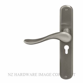 WINDSOR 8168 E48 BN HAVEN OVAL LONGPLATE E48 KEYHOLE BRUSHED NICKEL