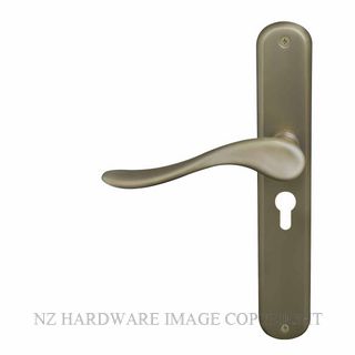 WINDSOR 8168 E48 RB HAVEN OVAL LONGPLATE E48 KEYHOLE ROMAN BRASS
