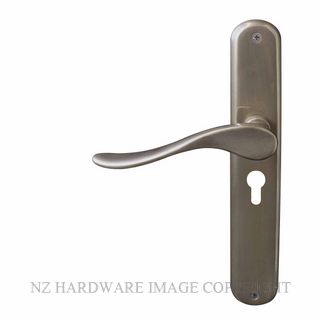 WINDSOR 8168 E48 NB HAVEN OVAL LONGPLATE E48 KEYHOLE NATURAL BRONZE