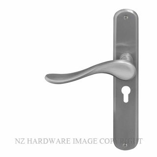 WINDSOR 8168 E48 SC HAVEN OVAL LONGPLATE E48 KEYHOLE SATIN CHROME