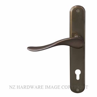 WINDSOR 8168 E85 AB HAVEN OVAL LONGPLATE E85 KEYHOLE ANTIQUE BRONZE