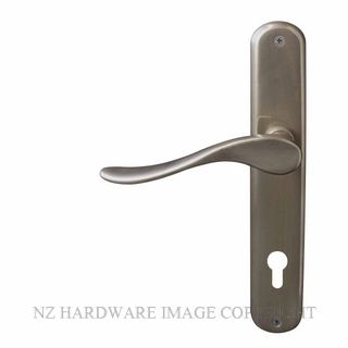 WINDSOR 8168 E85 NB HAVEN OVAL LONGPLATE E85 KEYHOLE NATURAL BRONZE