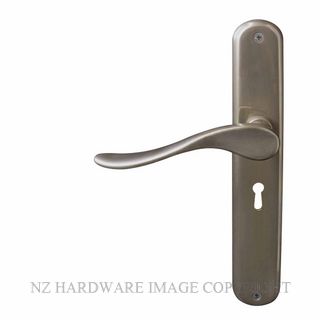 WINDSOR 8168L NB HAVEN OVAL LONGPLATE STD KEYHOLE NATURAL BRONZE