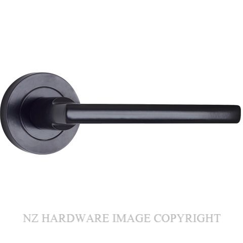 WINDSOR 9018-9051 BLK APEX LEVER ON ROSE MATT BLACK