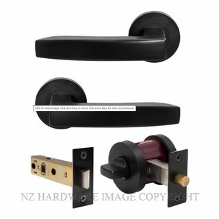WINDSOR 9024 BLK FUTURA - CORBEL PRIVACY SET BLACK