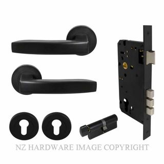 WINDSOR 9025 BLK FUTURA - CORBEL LOCKING SET BLACK