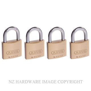 ABUS AB55 40FP 40MM 4 PADLOCKS KEYED ALIKE