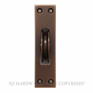 NZ HARDWARE HJPULLHD BP SASH PULLEY HEAVY DUTY BRONZE PLATE