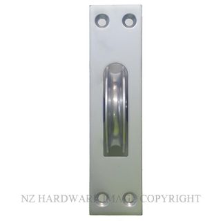 NZ HARDWARE HJPULLHD SC SASH PULLEY HEAVY DUTY SATIN CHROME